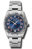 Rolex Oyster Perpetual 114234 blcao Air-King 34mm Steel and White Gold