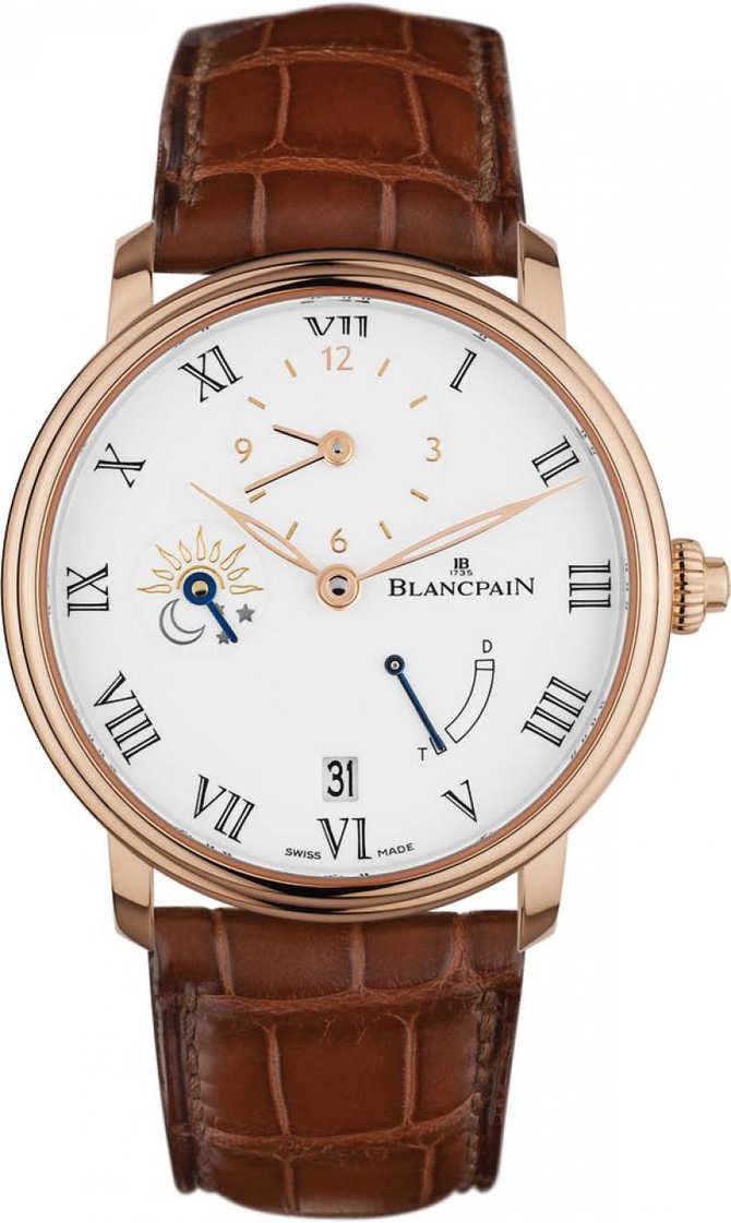 Blancpain 6661-3631-55B Villeret Half-Timezone '8 Jours' - фото 1
