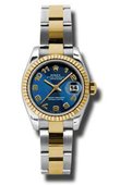 Rolex Datejust Ladies 179173 blcao 26mm Steel and Yellow Gold