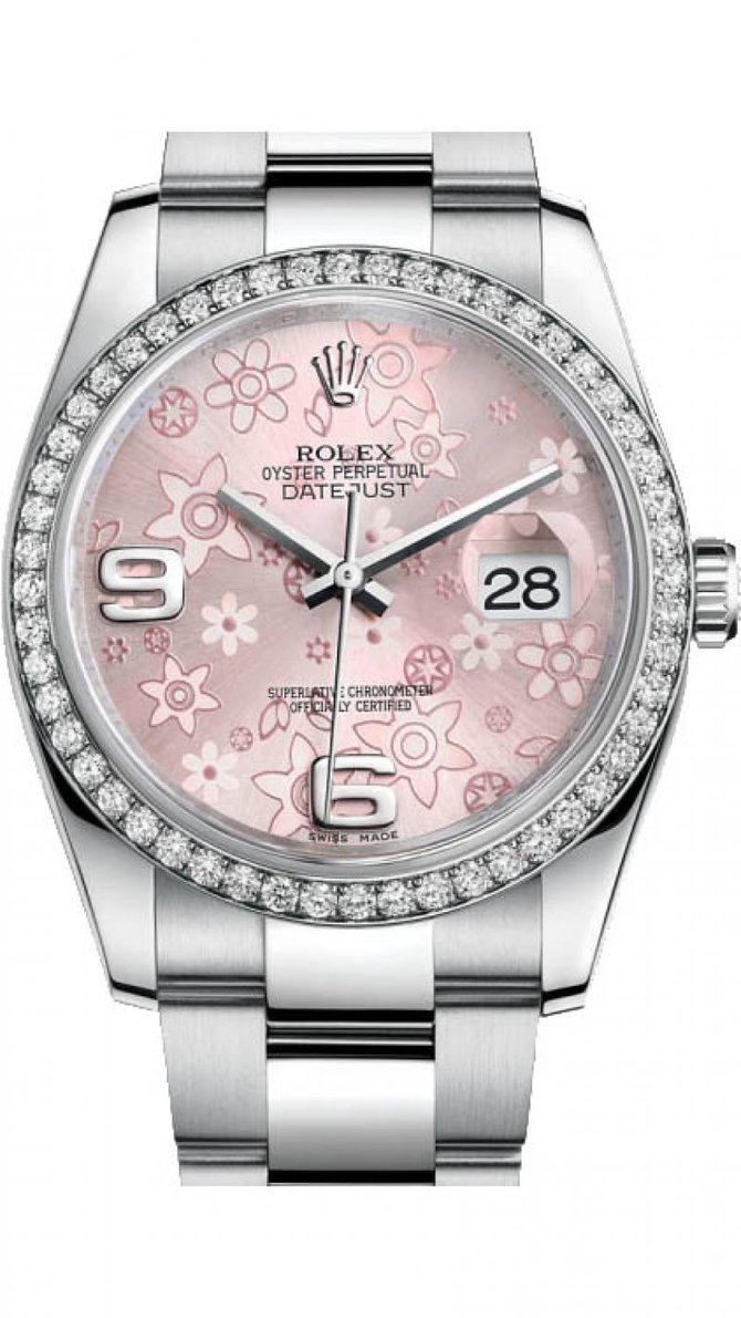 Rolex 116244 pink Datejust Ladies 36 mm