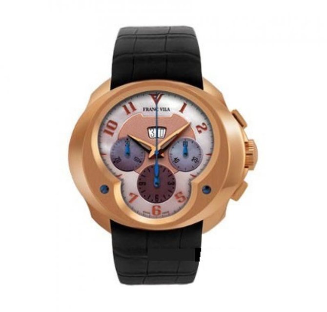 Franc Vila Pink Gold FVa8Ch Complication Chronograph Grand Dateur Haute Horlogerie FVa8Ch
