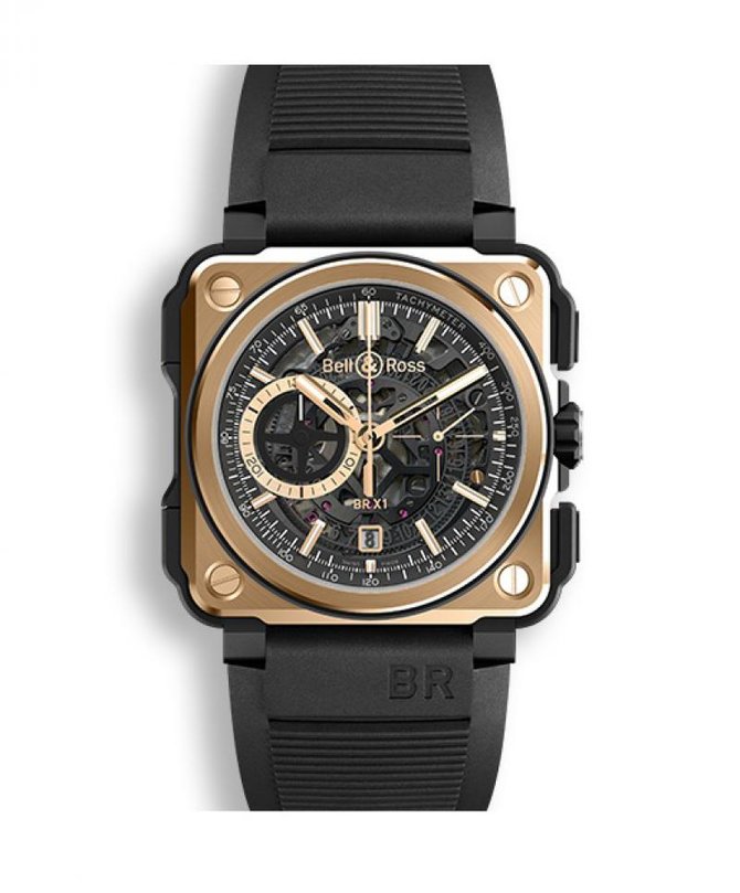 Bell & Ross BR-X1 Rose Gold & Ceramic Aviation Limited Edition 99 - фото 1