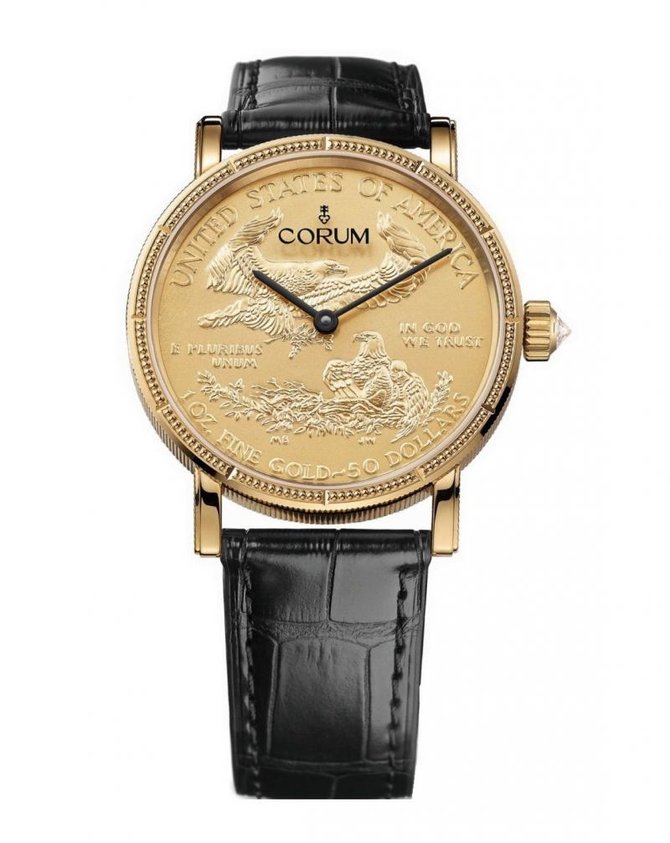 Corum C082/02481 - 082.645.56/0001 MU52 Coin  Artisans Coin Watch Gold Edition