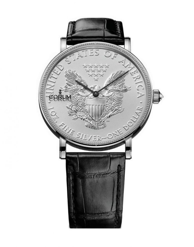 Corum C082/02495 - 082.645.01/0001 MU53 Coin  Artisans Coin Watch Silver Edition