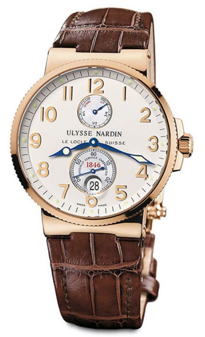 Ulysse Nardin 266-66 Maxi Marine Chronometer 41mm Rose Gold
