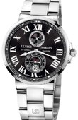 Ulysse Nardin Maxi Marine Chronometer 43mm 263-67-7/42 Steel Bracelete