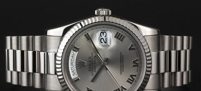 Rolex 118239 rrp Day-Date White Gold - фото 2