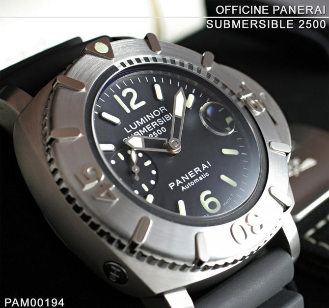 Officine Panerai PAM00194 Special Editions Luminor Submersible 2500m Special Edition 1000 - фото 4