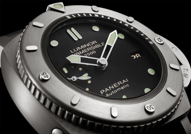 Officine Panerai PAM00364 Special Editions Luminor Submersible 1950 2500m 3 days Automatic Titanio Limited Edition 500 - фото 5