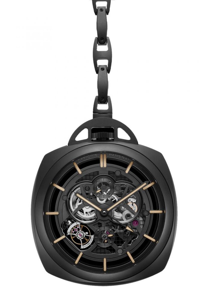 Officine Panerai PAM00446 Special Editions Pocket Watch Tourbillon GMT Ceramica Limited Edition 50 - фото 1