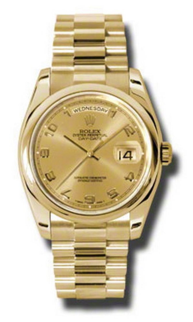 Rolex 118208 chap Day-Date Yellow Gold