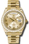 Rolex Day-Date 218348 chrp Yellow Gold