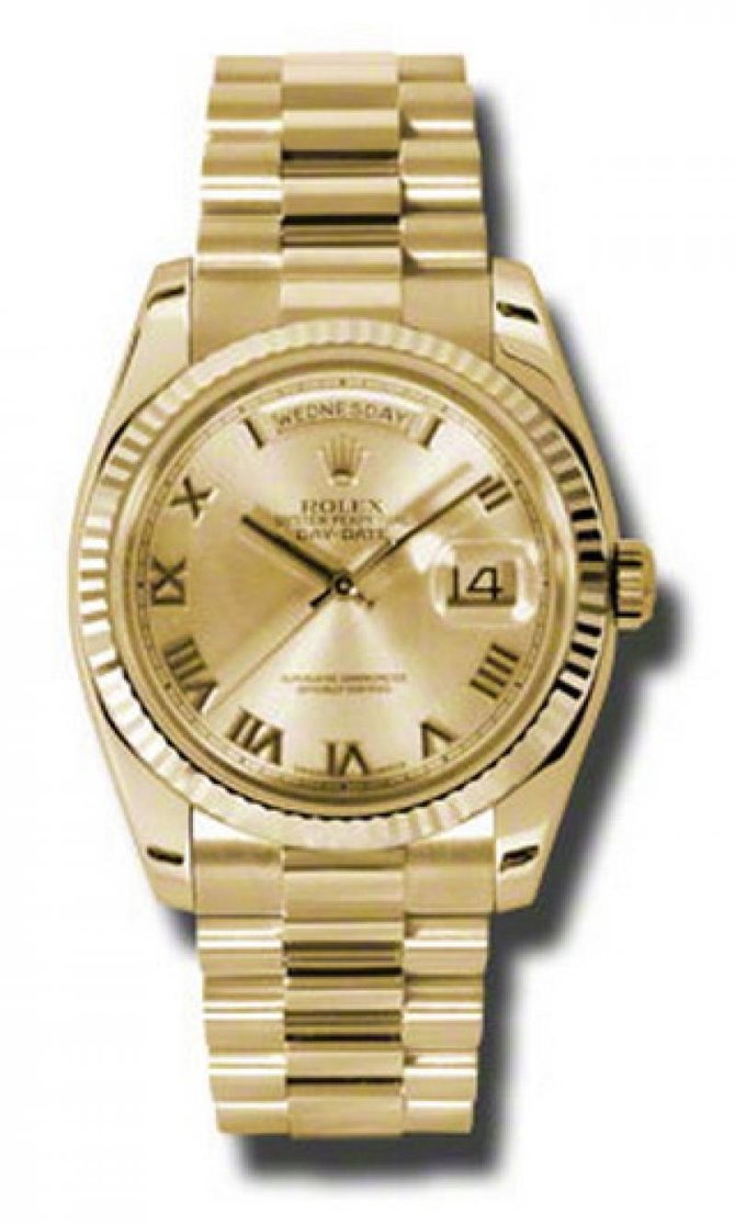 Rolex 118238 chrp Day-Date Yellow Gold - фото 1