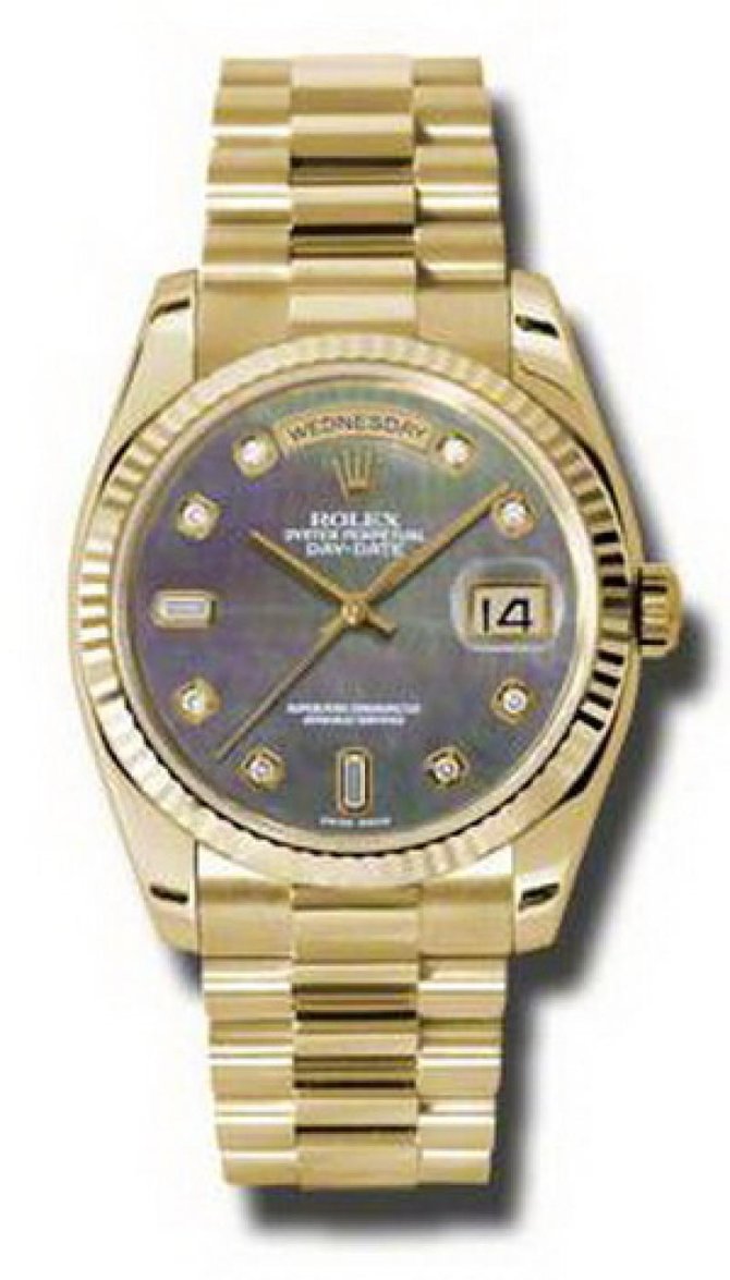 Rolex 118238 dkmdp Day-Date Yellow Gold - фото 1