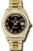 Rolex Day-Date 218348 bkrp Yellow Gold