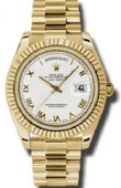 Rolex Day-Date 218238 White Yellow Gold
