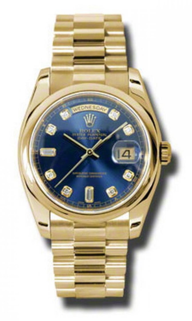 Rolex 118208 bdp Day-Date Yellow Gold