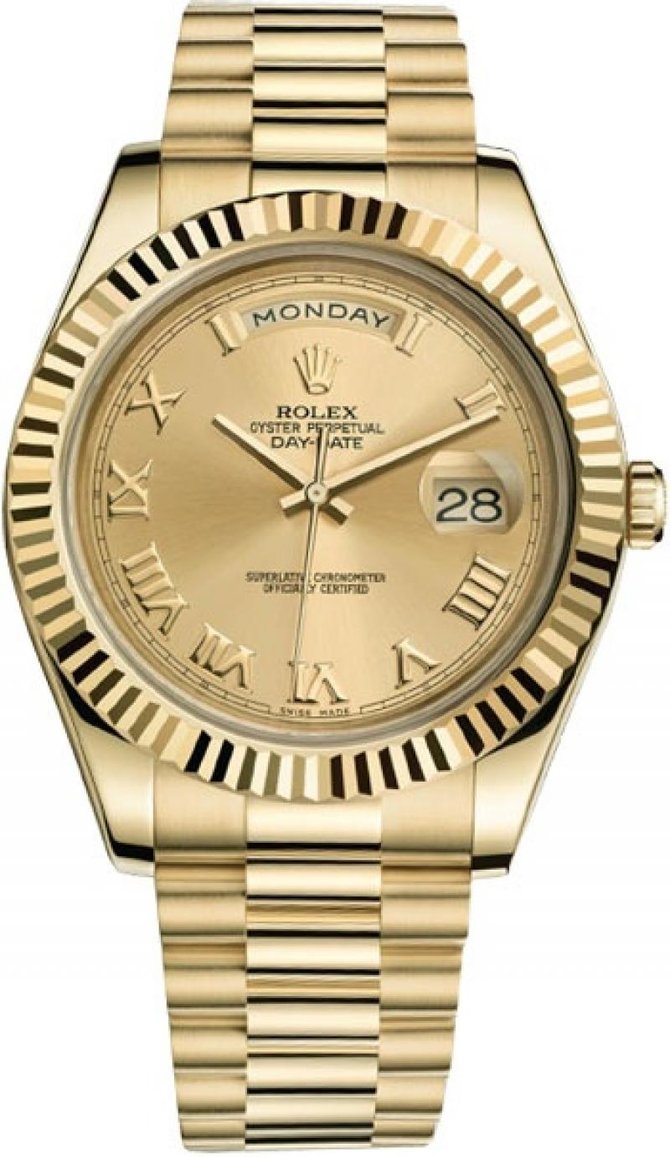 Rolex 218238 chrp Day-Date Yellow Gold