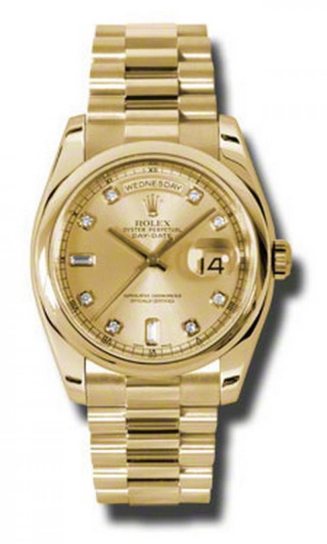 Rolex 118208 chdp Day-Date Yellow Gold