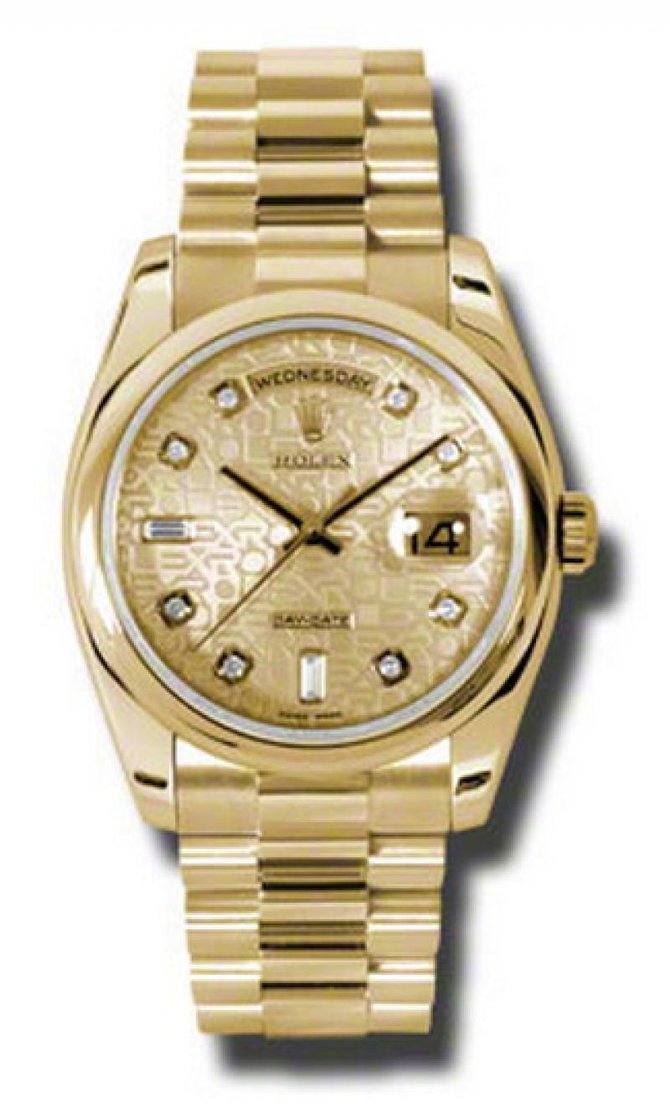 Rolex 118208 chjdp Day-Date Yellow Gold - фото 1