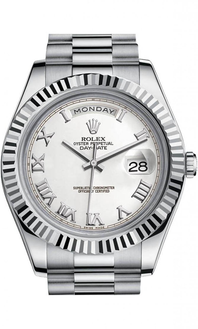 Rolex 218239 wrp Day-Date White Gold - фото 1