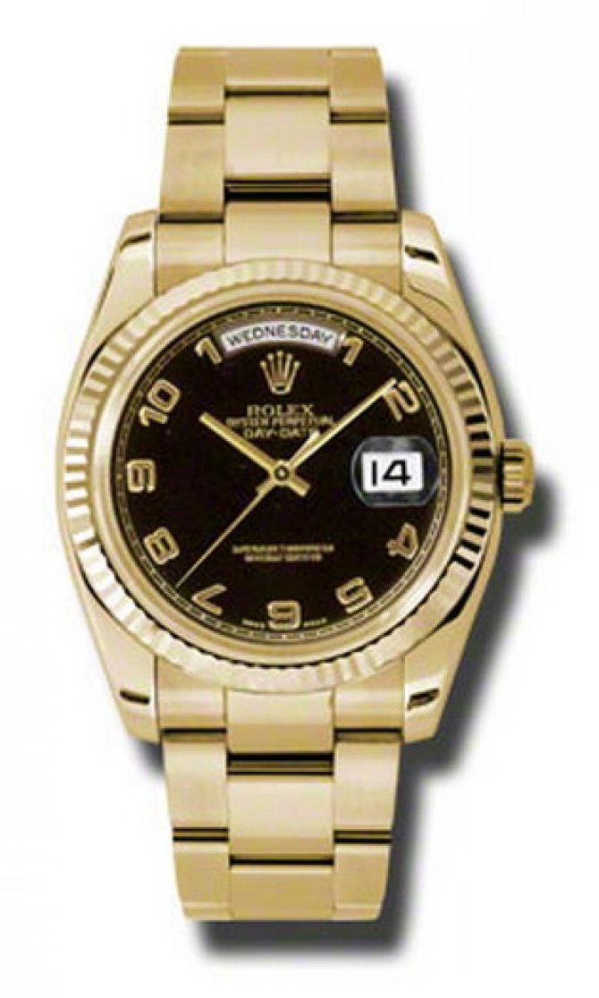 Rolex 118238 bkao Day-Date Yellow Gold - фото 1