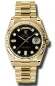 Rolex Day-Date 118238 bkdp Yellow Gold