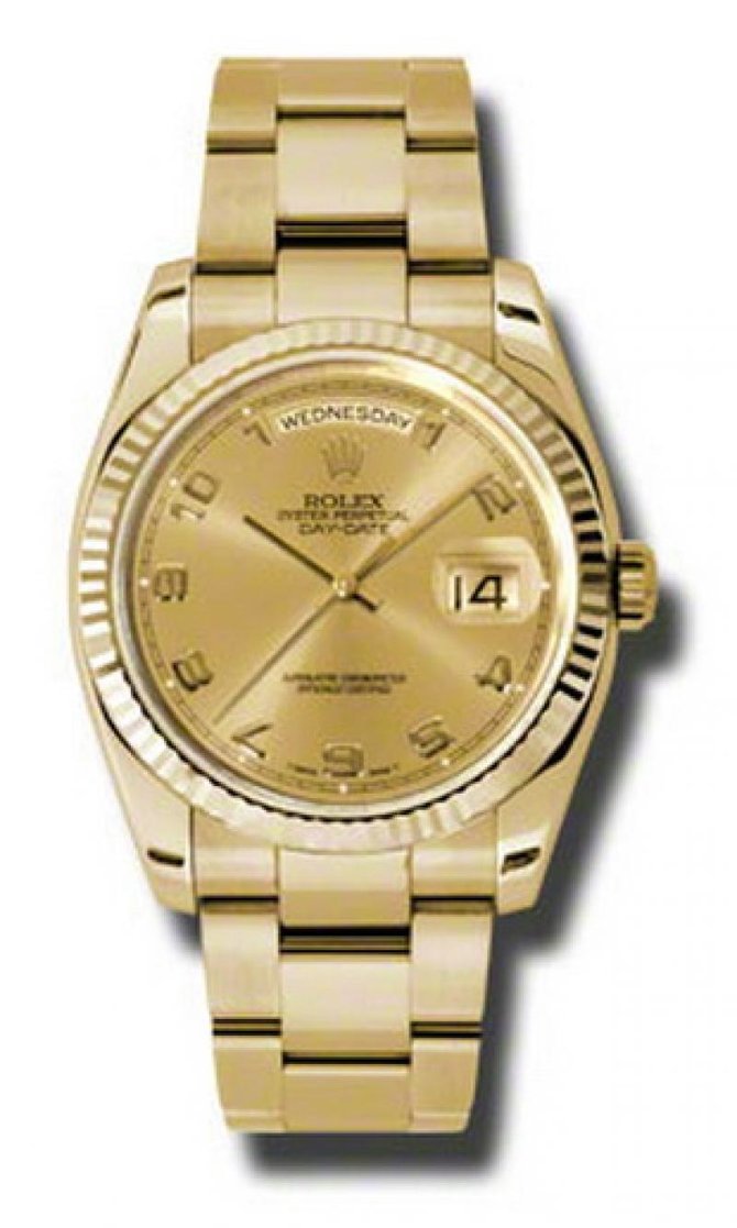 Rolex 118238 chao Day-Date Yellow Gold - фото 1
