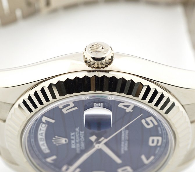Rolex 218239 blwap Day-Date White Gold - фото 3