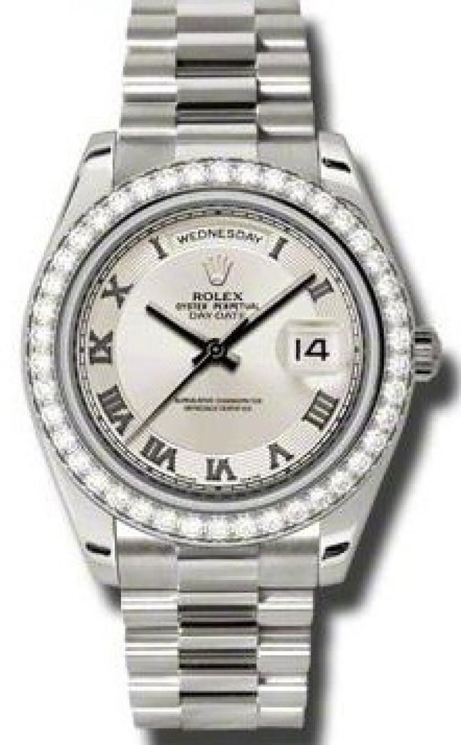 Rolex 218349 icrp Day-Date White Gold