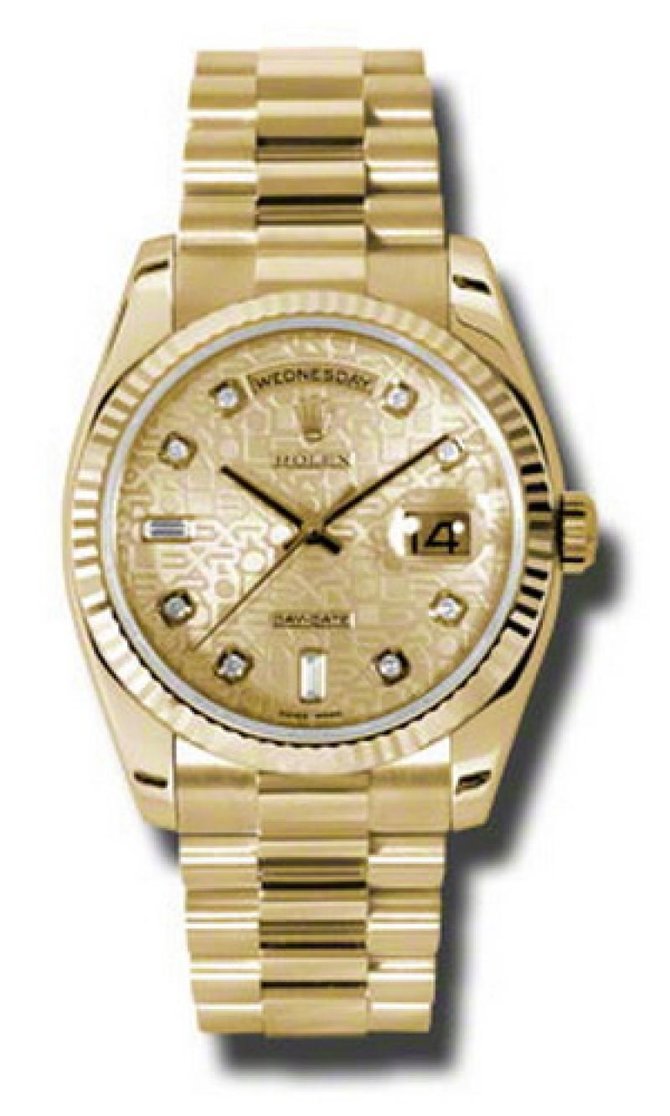 Rolex 118238 chjdp Day-Date Yellow Gold - фото 1