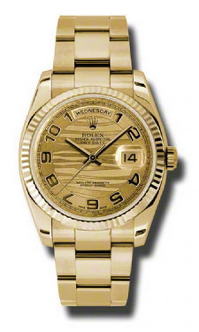 Rolex 118238 chwao Day-Date Yellow Gold - фото 1