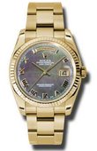 Rolex Day-Date 118238 dkmro Yellow Gold