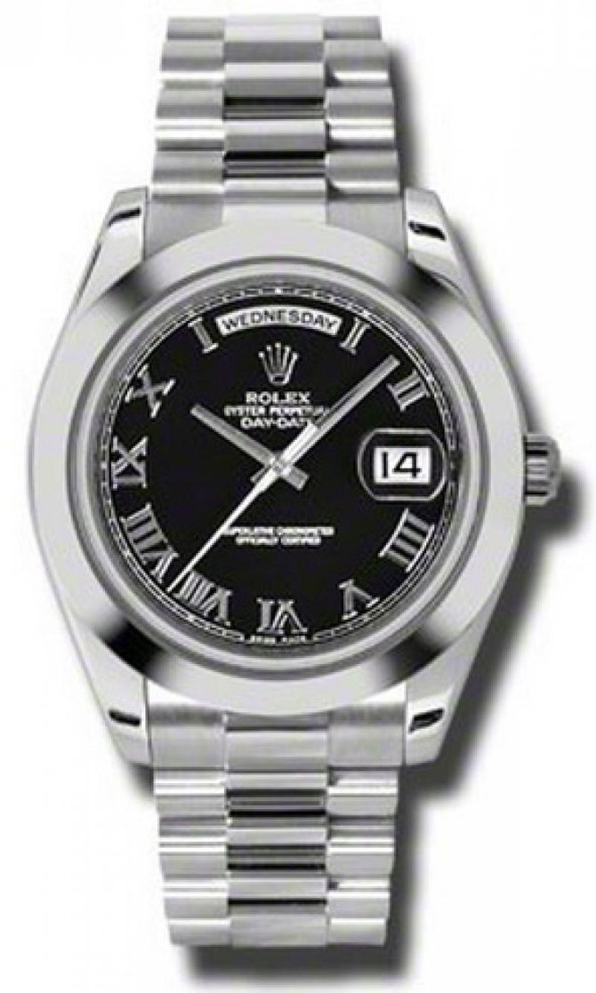 Rolex 218206 bkrp Day-Date Platinum
