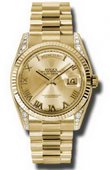 Rolex Day-Date 118338 chrp Yellow Gold