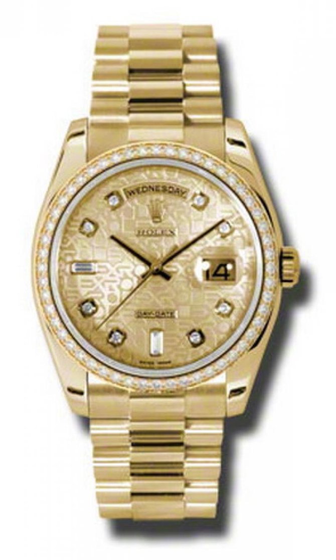 Rolex 118348 chjdp Day-Date Yellow Gold - фото 1