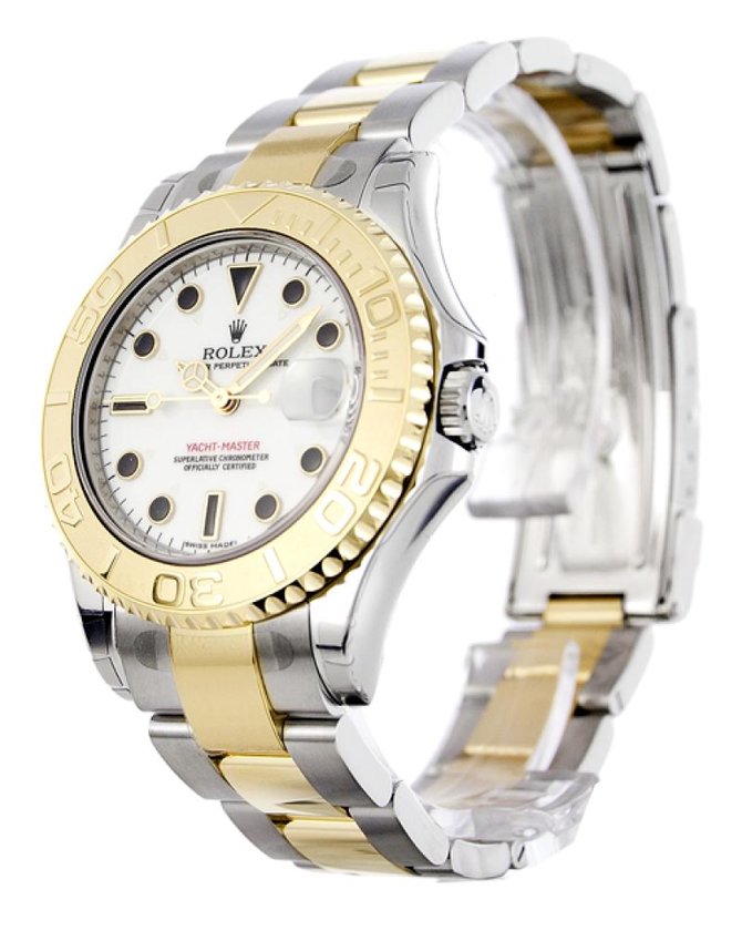 Rolex 168623 white dial Yacht Master II Yacht-Master 35mm Steel and Yellow Gold - фото 2