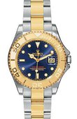 Rolex Yacht Master II 168623 Blue Yacht-Master 35mm Steel and Yellow Gold