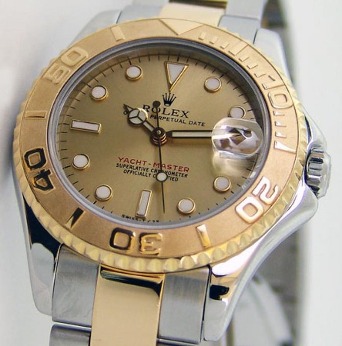 Rolex 168623 Champagne Yacht Master II Yacht-Master 35mm Steel and Yellow Gold - фото 6
