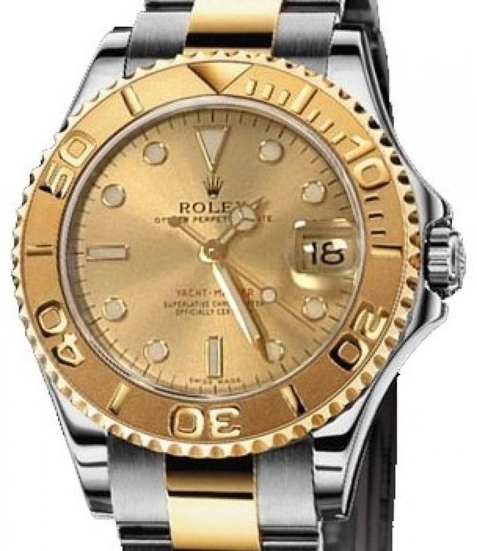 Rolex 168623 Champagne Yacht Master II Yacht-Master 35mm Steel and Yellow Gold - фото 2