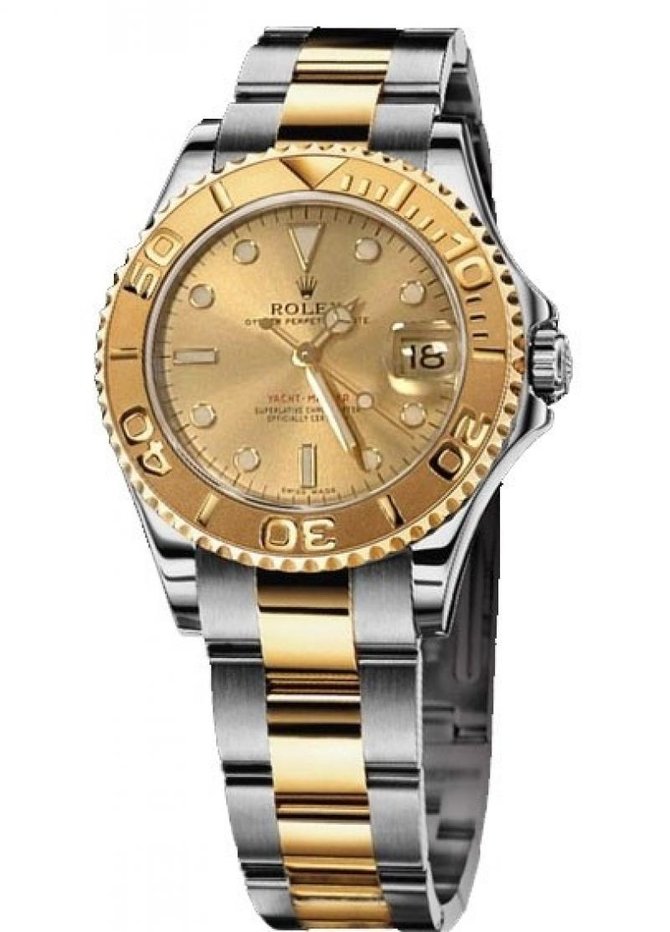 Rolex 168623 Champagne Yacht Master II Yacht-Master 35mm Steel and Yellow Gold - фото 3