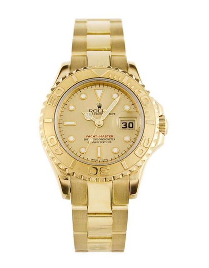 Rolex 169628 Champagne Yacht Master II Yacht-Master 29mm Yellow Gold - фото 1