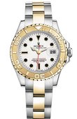 Rolex Yacht Master II 169623-White Yacht-Master 29mm Steel and Yellow Gold