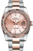 Rolex Datejust 116231 pink Steel and Everose Gold