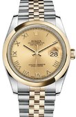 Rolex Datejust 116203 chrj Steel and Yellow Gold