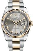Rolex Datejust 116233 gro Steel and Yellow Gold