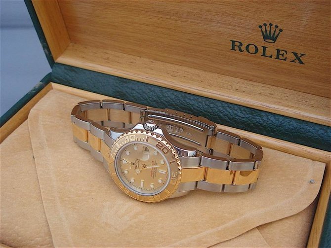 Rolex 169623 Champaigne Yacht Master II Yacht-Master 29mm Steel and Yellow Gold - фото 4