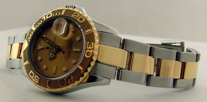 Rolex 169623 Champaigne Yacht Master II Yacht-Master 29mm Steel and Yellow Gold - фото 6