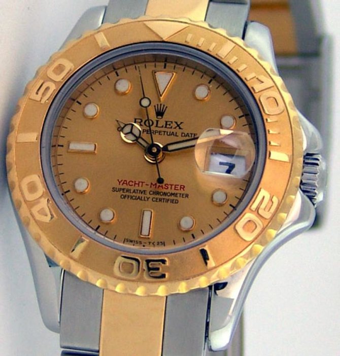 Rolex 169623 Champaigne Yacht Master II Yacht-Master 29mm Steel and Yellow Gold - фото 8