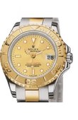 Rolex Часы Rolex Yacht Master II 169623 Champaigne Yacht-Master 29mm Steel and Yellow Gold